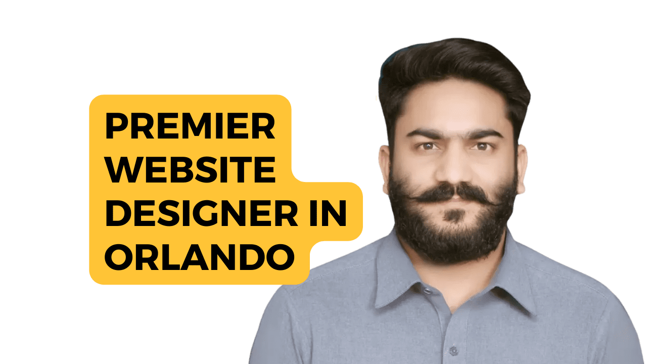 The image appears to be an advertisement or promotional graphic for an expert website designer located in orlando. The obscured face suggests privacy or a focus on the message rather than the individual’s identity. If you need any further assistance, feel free to ask!