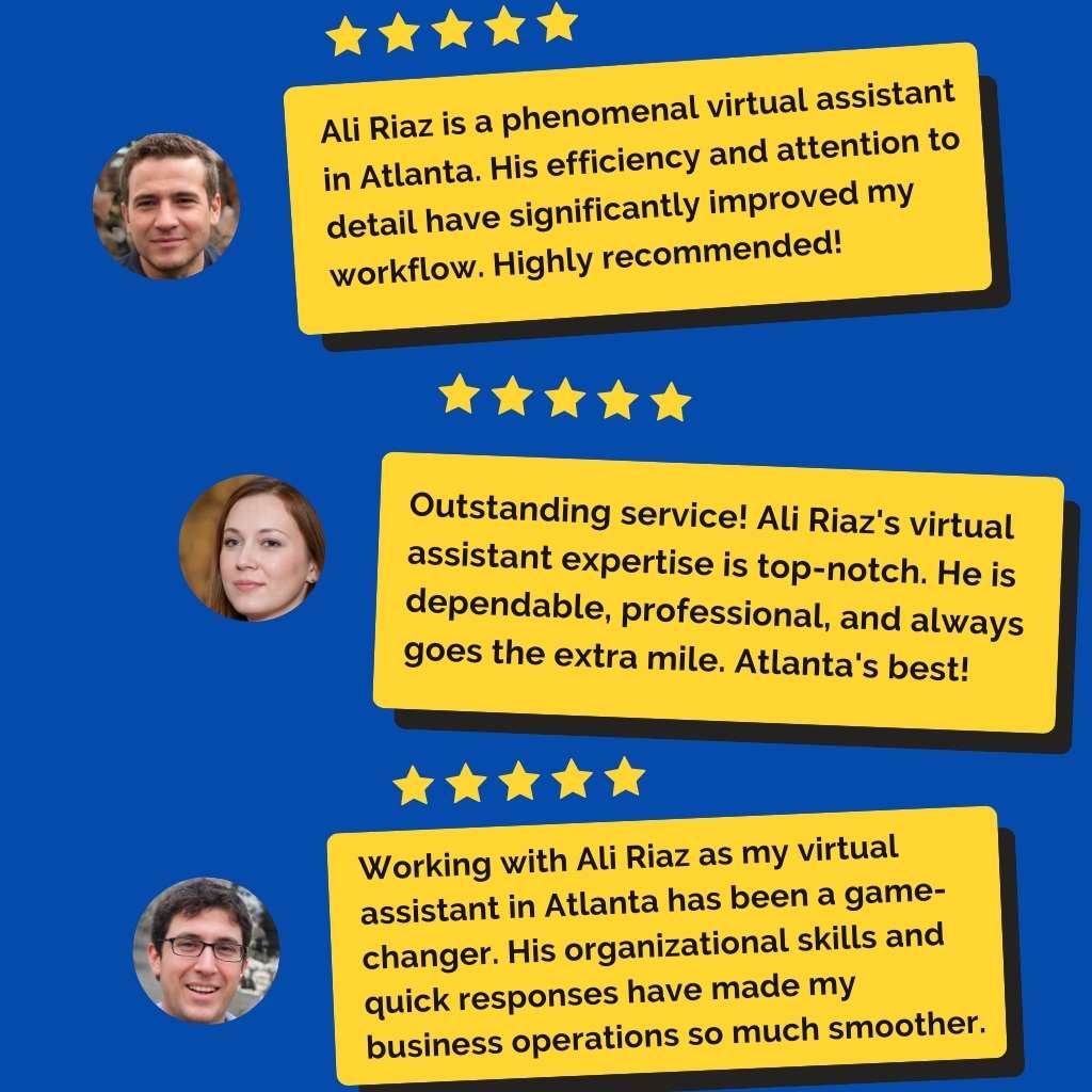 Client's Feedback for Virtual Assistant in Atlanta