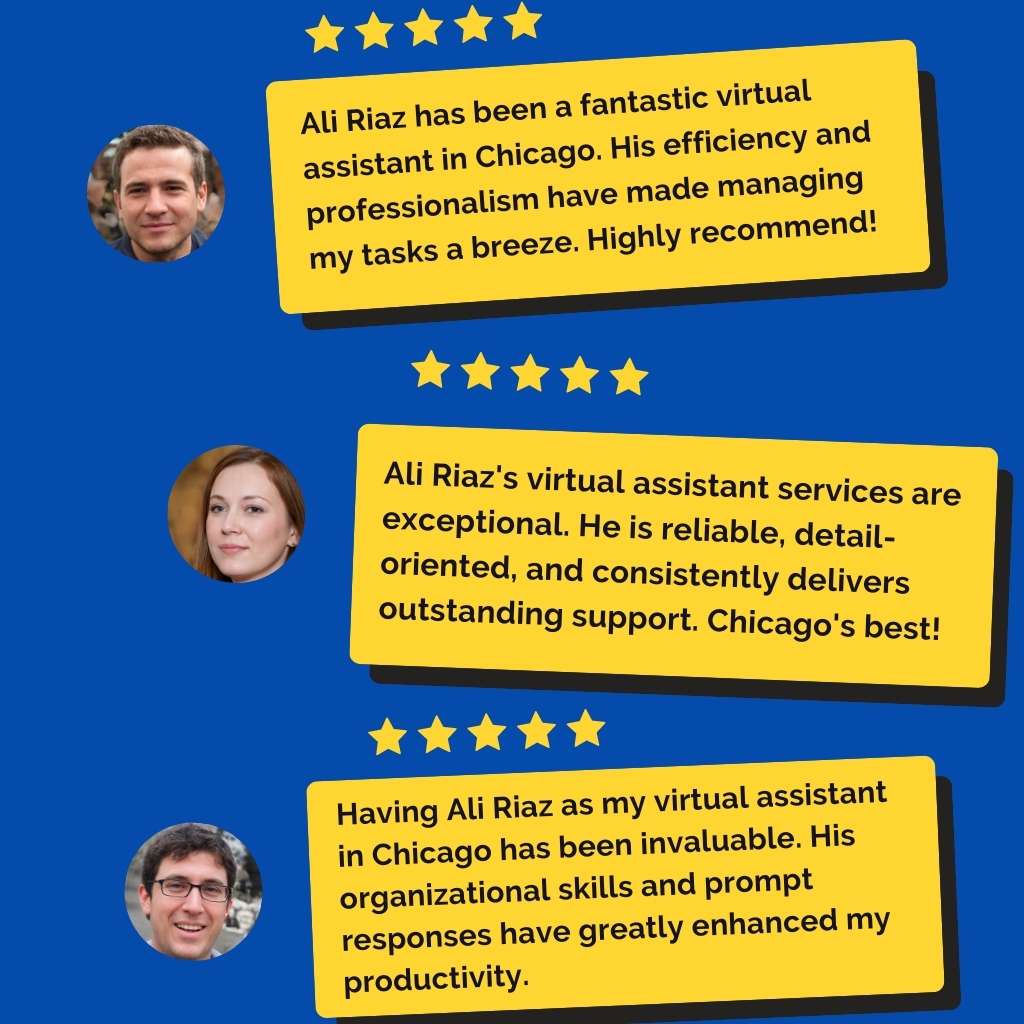 Client's Feedback for Virtual Assistant in Chicago