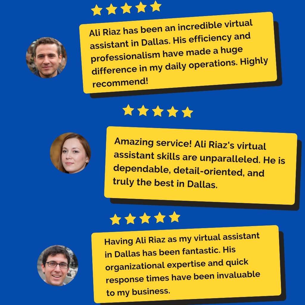 Client's Feedback for Virtual Assistant in Dallas