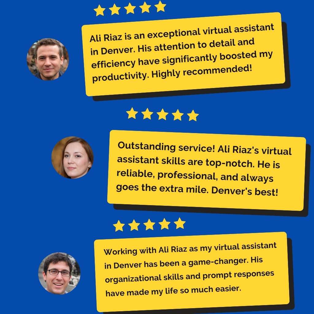 Client's Feedback for Virtual Assistant in Denver