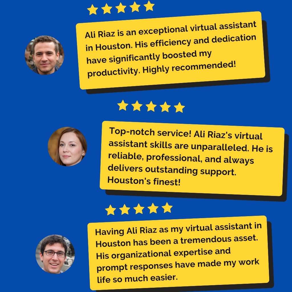 Client's Feedback for Virtual Assistant in Houston